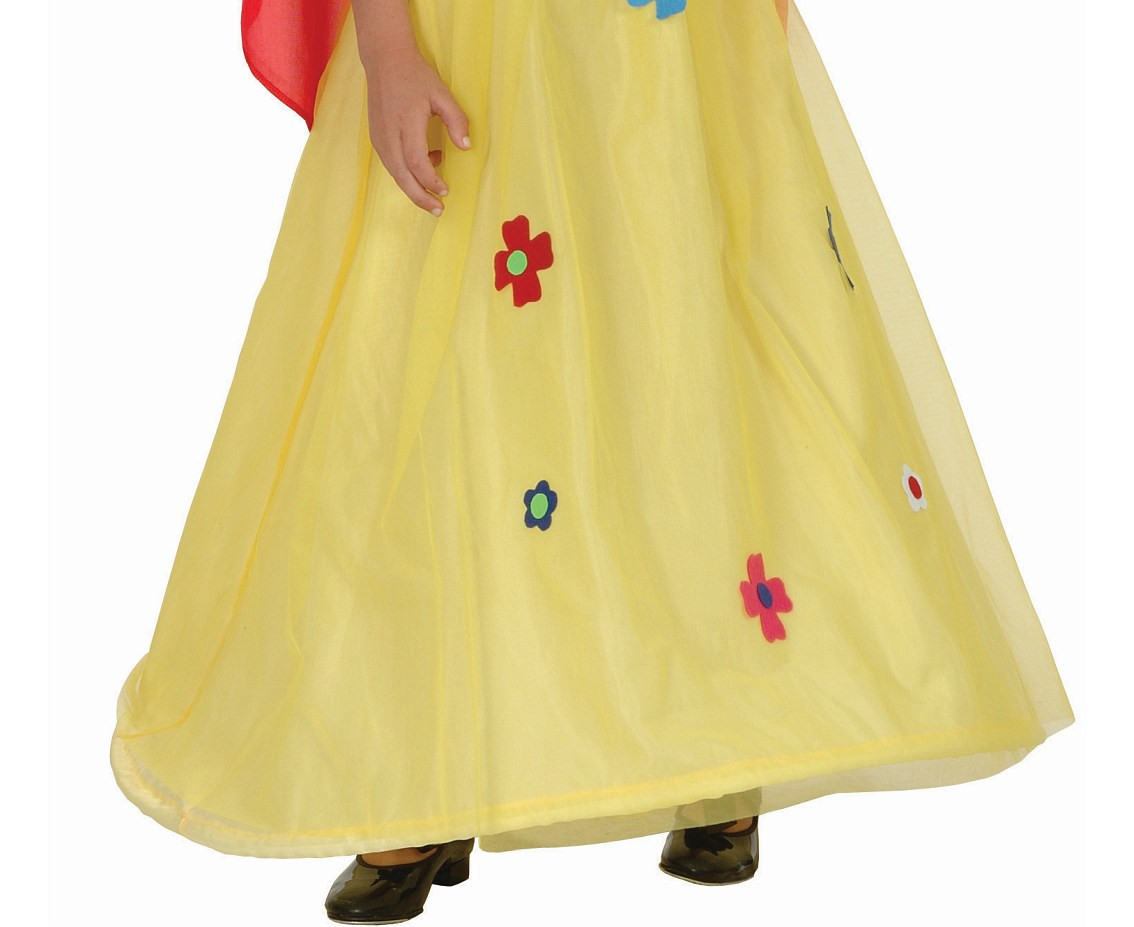 Role play-set for kids Prom Princess Snow White (dress, cape with collar, belt, hairband), size 110/120 cm
